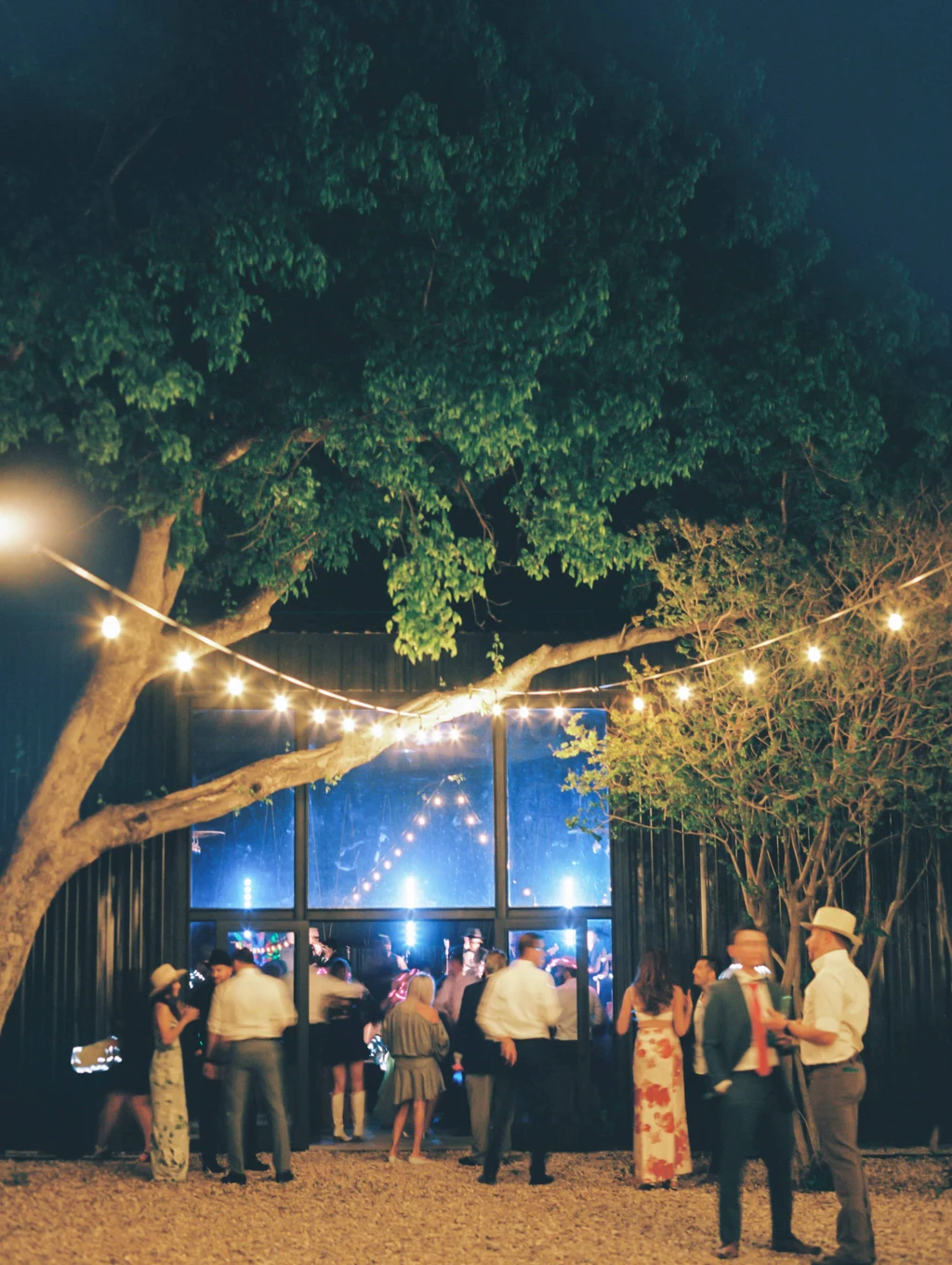 Event Barn set up for a corporate retreat at Rancho Moonrise