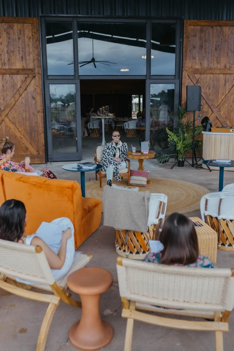 The Neon Moon Barn Lounge at Rancho Moonrise — private event venue near Austin Texas